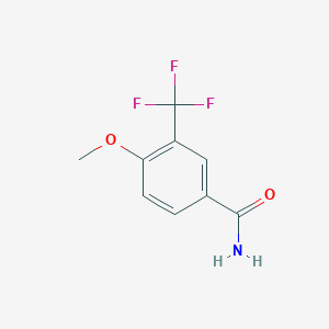 molecular formula C9H8F3NO2 B1350601 4-Methoxy-3-(trifluoromethyl)benzamide CAS No. 261951-86-4