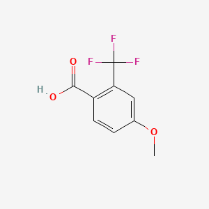 molecular formula C9H7F3O3 B1350602 4-methoxy-2-(trifluoromethyl)benzoic Acid CAS No. 127817-85-0