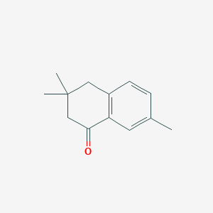 molecular formula C13H16O B13506041 3,3,7-Trimethyl-1,2,3,4-tetrahydronaphthalen-1-one 