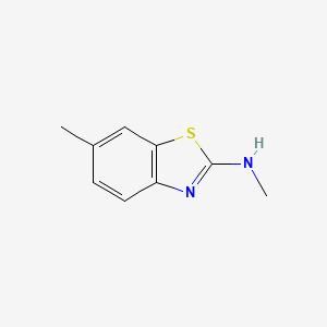 molecular formula C9H10N2S B13506068 N,6-dimethylbenzo[d]thiazol-2-amine 