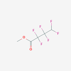 molecular formula C5H4F6O2 B1350607 Methyl 2,2,3,3,4,4-hexafluorobutanoate CAS No. 356-32-1