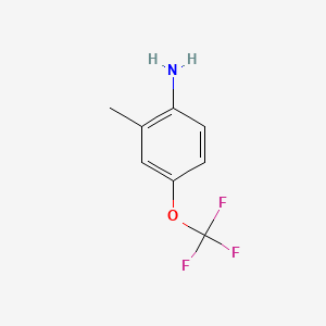 molecular formula C8H8F3NO B1350612 2-甲基-4-(三氟甲氧基)苯胺 CAS No. 86256-59-9