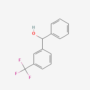 molecular formula C14H11F3O B1350613 3-(Trifluoromethyl)benzhydrol CAS No. 728-80-3