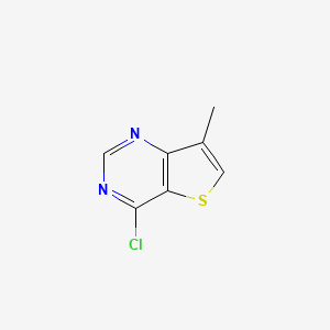 molecular formula C7H5ClN2S B1350614 4-Chloro-7-methylthieno[3,2-d]pyrimidine CAS No. 175137-21-0