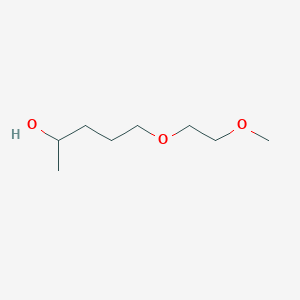 molecular formula C8H18O3 B13506142 5-(2-Methoxyethoxy)pentan-2-ol 