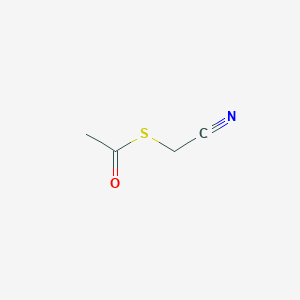 molecular formula C4H5NOS B1350615 Cyanomethyl ethanethioate CAS No. 59463-56-8