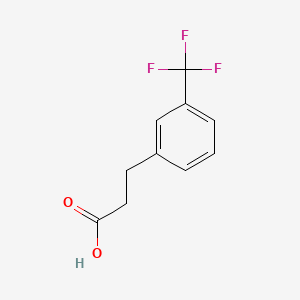 molecular formula C10H9F3O2 B1350618 3-(3-Trifluoromethylphenyl)propionic acid CAS No. 585-50-2