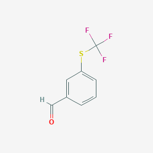 molecular formula C8H5F3OS B1350623 3-(三氟甲硫基)苯甲醛 CAS No. 51748-27-7