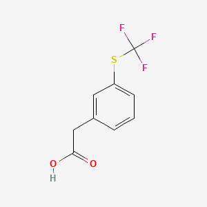 molecular formula C9H7F3O2S B1350625 3-(Trifluoromethylthio)phenylacetic acid CAS No. 239080-04-7
