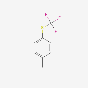 molecular formula C8H7F3S B1350627 4-(三氟甲硫基)甲苯 CAS No. 352-68-1