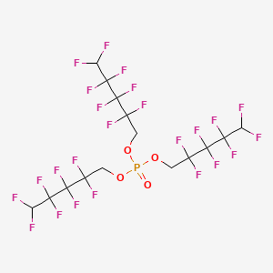 molecular formula C15H9F24O4P B1350629 Tris(2,2,3,3,4,4,5,5-octafluoropentyl) phosphate CAS No. 355-86-2