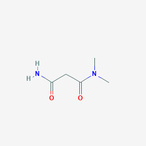 molecular formula C5H10N2O2 B135063 Propanediamide, N,N-dimethyl-(9CI) CAS No. 131566-91-1