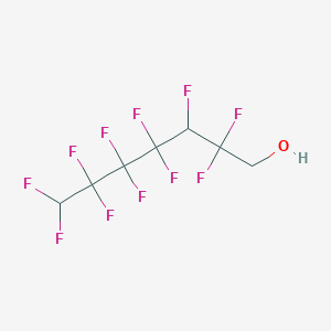 molecular formula C7H5F11O B1350631 2,2,3,4,4,5,5,6,6,7,7-十一氟庚醇 CAS No. 82793-41-7