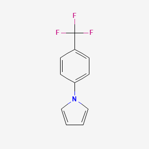 molecular formula C11H8F3N B1350633 1-[4-(trifluoromethyl)phenyl]-1H-pyrrole CAS No. 92636-38-9