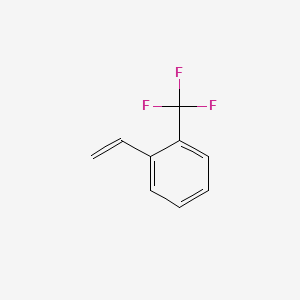 molecular formula C9H7F3 B1350635 2-(Trifluoromethyl)styrene CAS No. 395-45-9