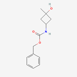 molecular formula C13H17NO3 B13506404 benzyl N-(3-hydroxy-3-methylcyclobutyl)carbamate 