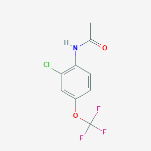 molecular formula C9H7ClF3NO2 B1350643 2'-Chloro-4'-(trifluoromethoxy)acetanilide CAS No. 256529-43-8