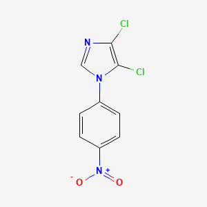 molecular formula C9H5Cl2N3O2 B1350644 4,5-Dichloro-1-(4-nitrophenyl)imidazole CAS No. 649579-09-9