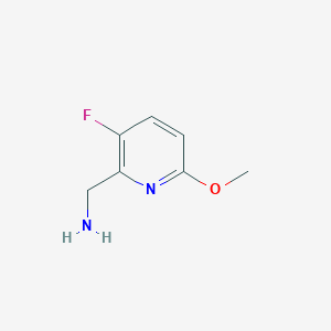 molecular formula C7H9FN2O B13506514 (3-Fluoro-6-methoxypyridin-2-yl)methanamine 