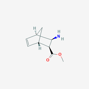 molecular formula C9H13NO2 B13506556 Rac-methyl (1r,2r,3s,4s)-3-aminobicyclo[2.2.1]hept-5-ene-2-carboxylate 