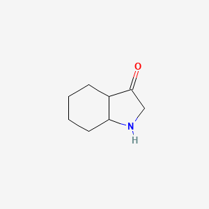 molecular formula C8H13NO B13506571 octahydro-1H-indol-3-one 
