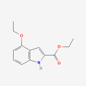 molecular formula C13H15NO3 B13506600 ethyl 4-ethoxy-1H-indole-2-carboxylate 