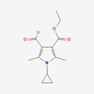Ethyl 1-Cyclopropyl-4-formyl-2,5-dimethyl-1H-pyrrole-3-carboxylate