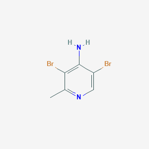 molecular formula C6H6Br2N2 B135067 3,5-Dibromo-2-methylpyridin-4-amine CAS No. 126325-54-0