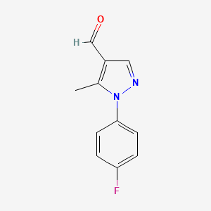 1-(4-fluorophenyl)-5-methyl-1H-pyrazole-4-carbaldehyde
