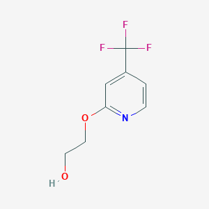 2-{[4-(Trifluoromethyl)pyridin-2-yl]oxy}ethan-1-ol