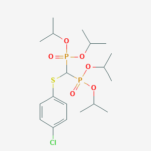 molecular formula C19H33ClO6P2S B135070 [(4-Chlorophenyl)thiomethylene]biphosphonic Acid, Tetraisopropyl Ester CAS No. 89987-31-5