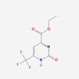 molecular formula C8H7F3N2O3 B13507210 Ethyl 2-oxo-6-(trifluoromethyl)-2,3-dihydropyrimidine-4-carboxylate 