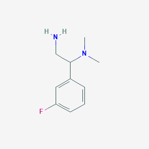 1-(3-Fluoro-phenyl)-N1,N1-dimethyl-ethane-1,2-diamine