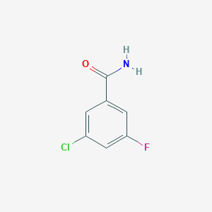 molecular formula C7H5ClFNO B1350729 3-Chloro-5-fluorobenzamide CAS No. 874781-06-3