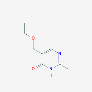 molecular formula C8H12N2O2 B135073 5-(Ethoxymethyl)-2-methylpyrimidin-4(3h)-one CAS No. 5423-97-2