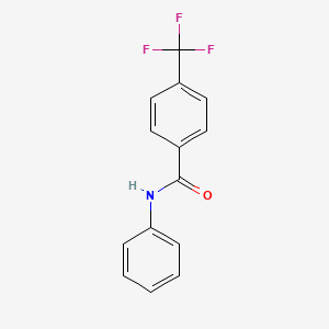 molecular formula C14H10F3NO B13507506 N-Phenyl-4-(trifluoromethyl)benzamide CAS No. 5519-87-9