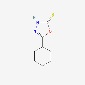 molecular formula C8H12N2OS B1350766 5-Cyclohexyl-1,3,4-oxadiazole-2-thiol CAS No. 173589-87-2