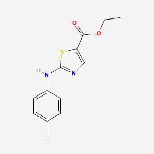 molecular formula C13H14N2O2S B13507764 Ethyl 2-[(4-methylphenyl)amino]-1,3-thiazole-5-carboxylate 
