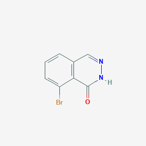molecular formula C8H5BrN2O B13507854 8-Bromophthalazin-1-ol 