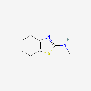 molecular formula C8H12N2S B1350787 N-methyl-4,5,6,7-tetrahydro-1,3-benzothiazol-2-amine CAS No. 40534-18-7