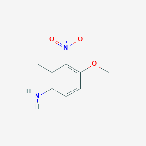molecular formula C8H10N2O3 B13507931 4-Methoxy-2-methyl-3-nitroaniline 