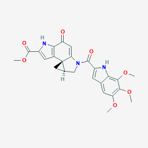 molecular formula C25H23N3O7 B135080 Duocarmycin Sa CAS No. 130288-24-3