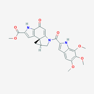 molecular formula C25H23N3O7 B135080 Duocarmycin sa CAS No. 130288-24-3