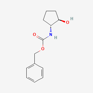 molecular formula C13H17NO3 B13508313 Benzyl (trans-2-hydroxycyclopentyl)carbamate 