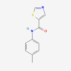 molecular formula C11H10N2OS B13508396 N-(4-methylphenyl)-1,3-thiazole-5-carboxamide 