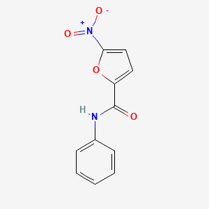 molecular formula C11H8N2O4 B13508420 5-Nitro-n-phenylfuran-2-carboxamide CAS No. 725-83-7