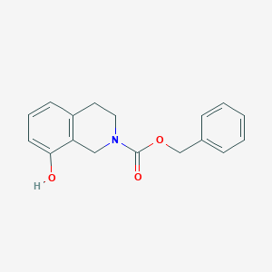 molecular formula C17H17NO3 B13508511 Benzyl 8-hydroxy-3,4-dihydroisoquinoline-2(1h)-carboxylate 