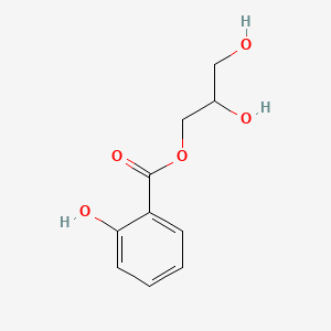 molecular formula C10H12O5 B1350858 2,3-Dihydroxypropyl salicylate CAS No. 6170-45-2