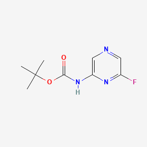 molecular formula C9H12FN3O2 B13508599 tert-Butyl (6-fluoropyrazin-2-yl)carbamate 