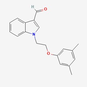 1-[2-(3,5-dimethylphenoxy)ethyl]-1H-indole-3-carbaldehyde